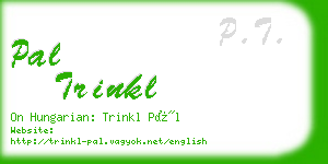 pal trinkl business card